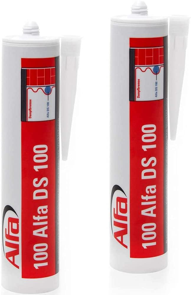 Folienkleber bauelastisch 2x 315g Kartusche Dampfbremsfolien und Fensteranschlussbänder luftdicht Verkleben Spezialklebstoff